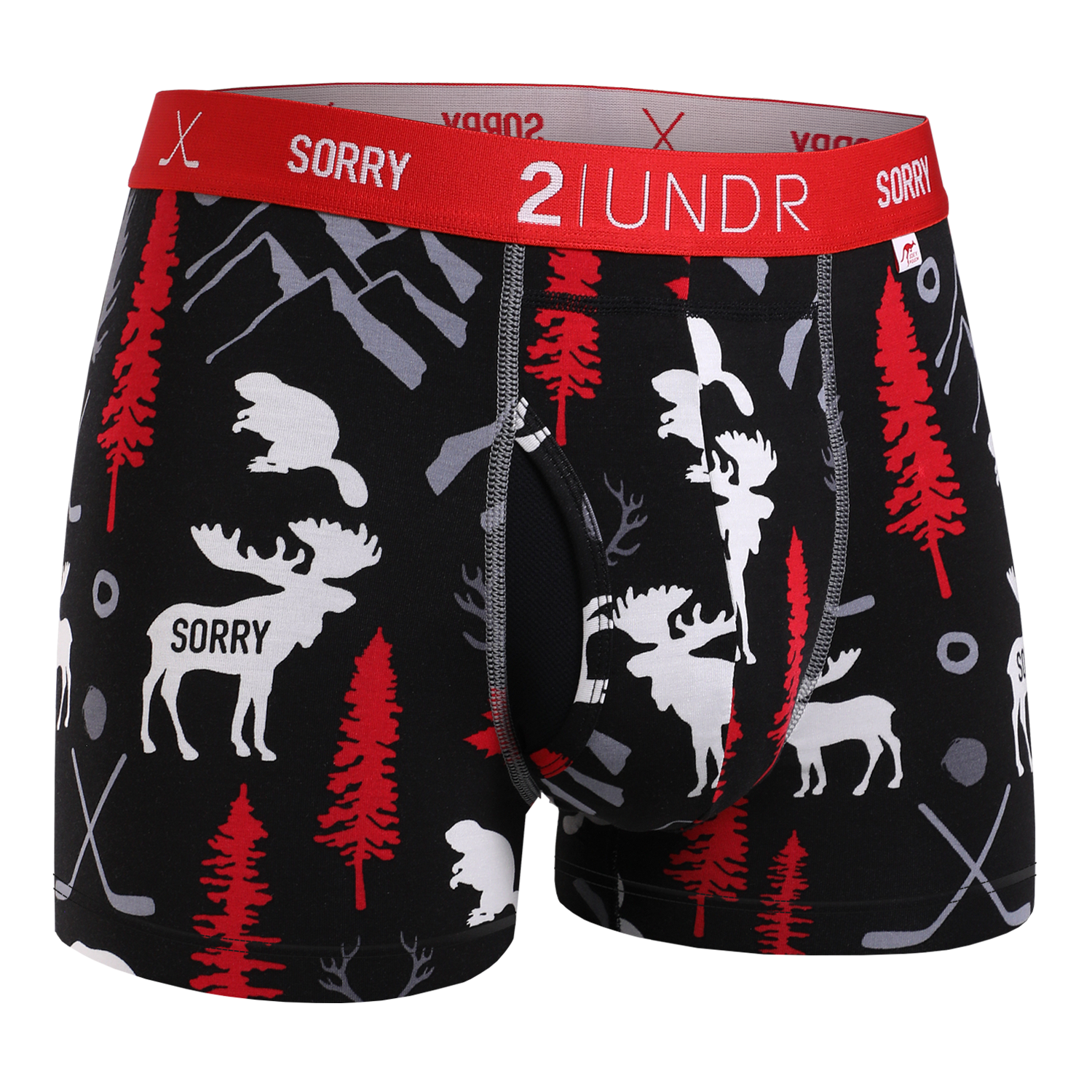 2Undr Swing Shift Trunk Print  - Sorry Eh