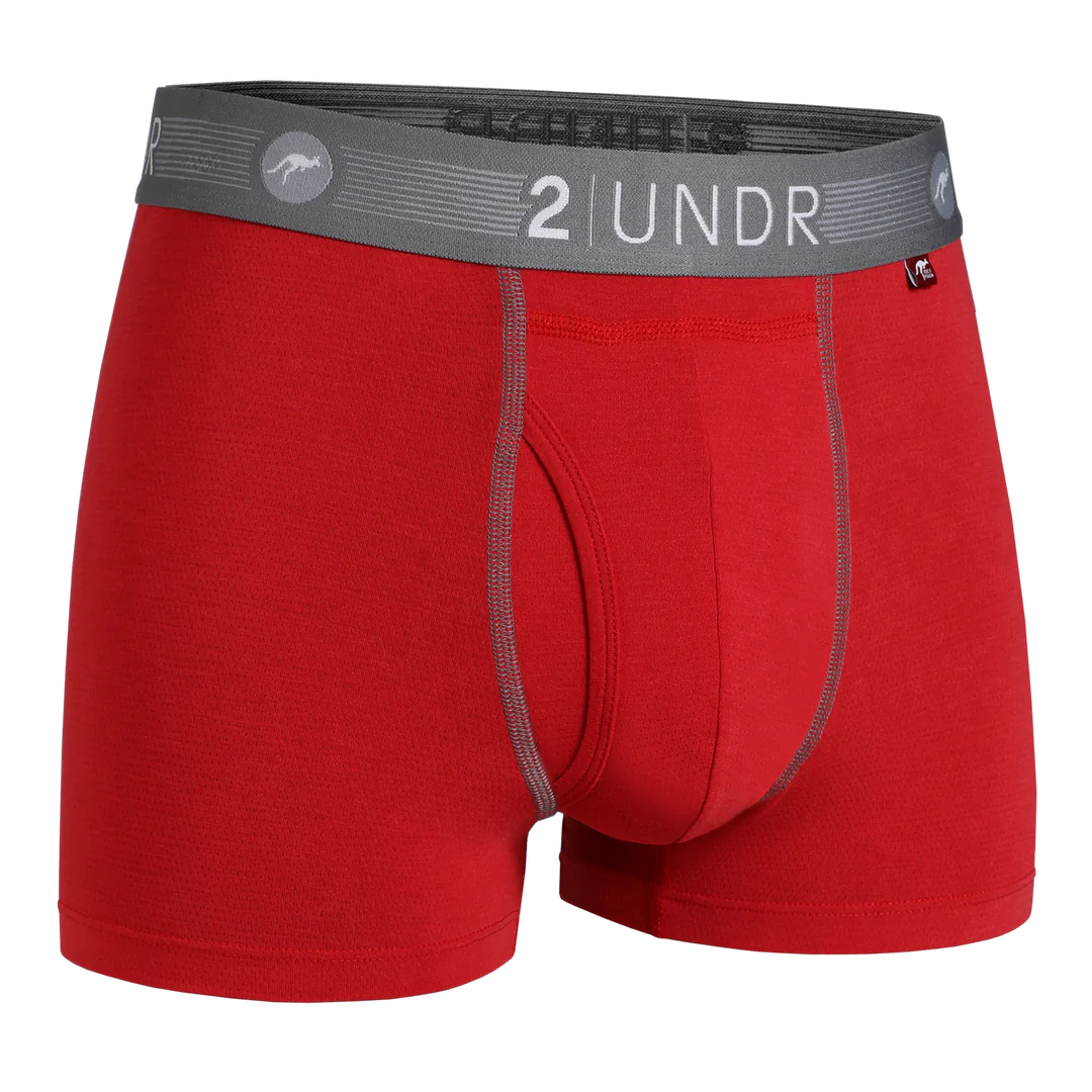 Buy red 2UNDR Flow Shift Trunk - Solid