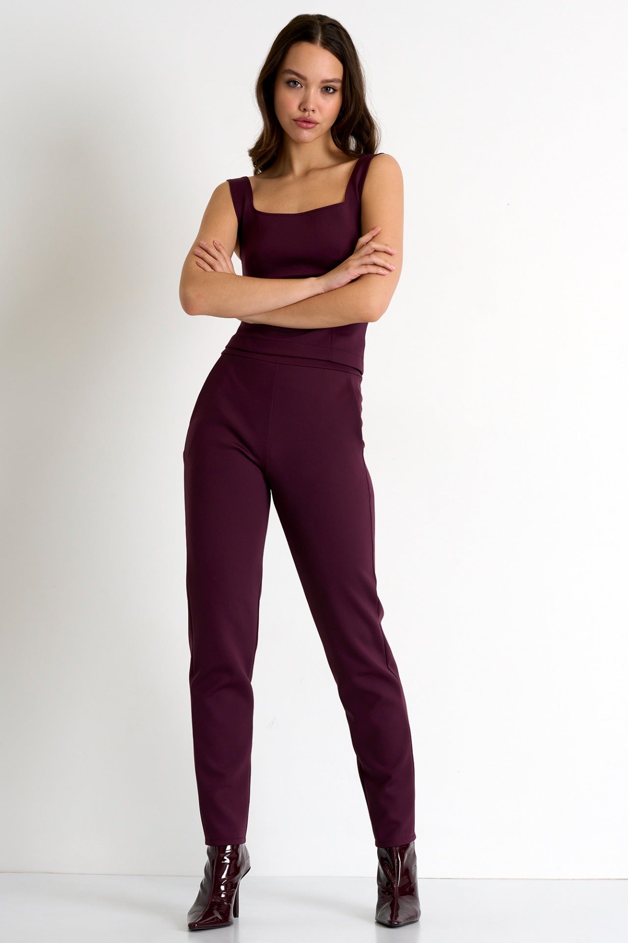 SHAN Straight Fit 3D Jersey Trouser