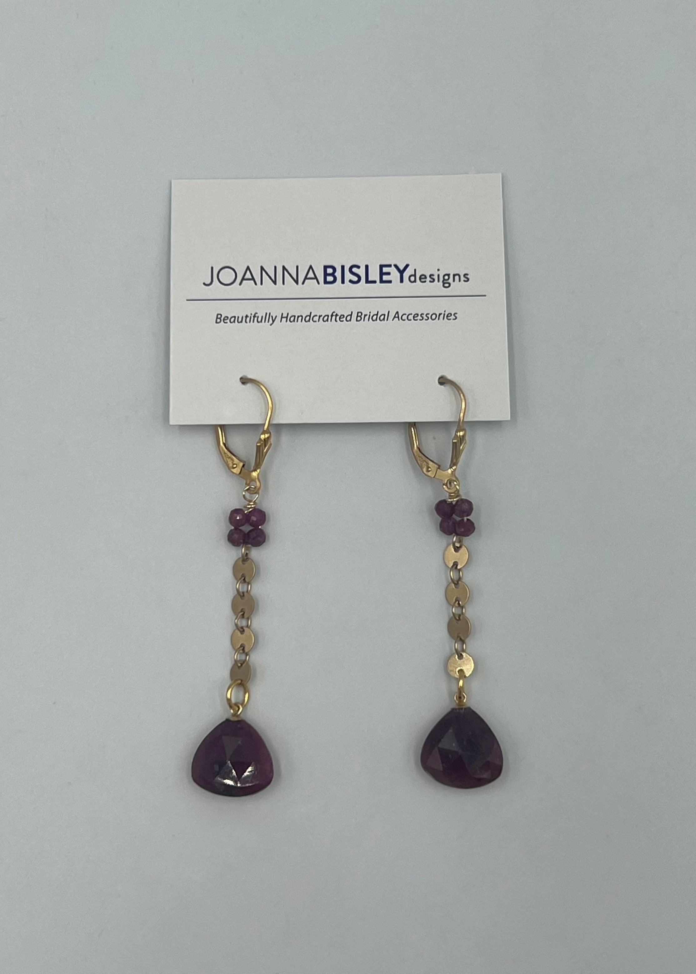 Joanna Bisley Ruby Drop Earrings