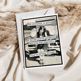 Greeting Card. Gorgeous, Magical and Amazing. - 0