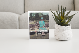 I Just F*cking Love Dogs, ok? Greeting Card. - 0