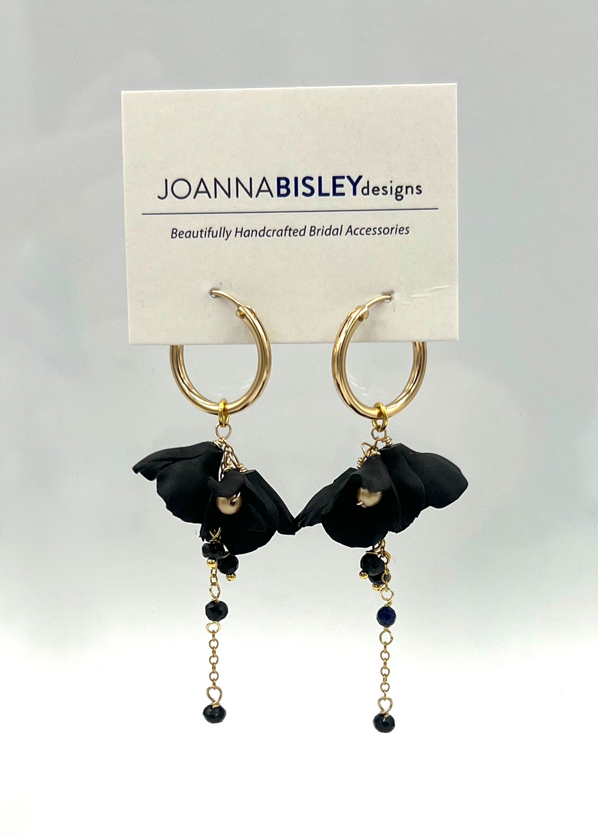 Joanna Bisley Jet Clay Florals - Earrings - 0