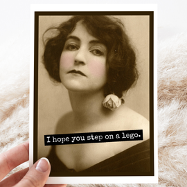Funny Greeting Card. I Hope You Step On a Lego - ARRIVING SOON