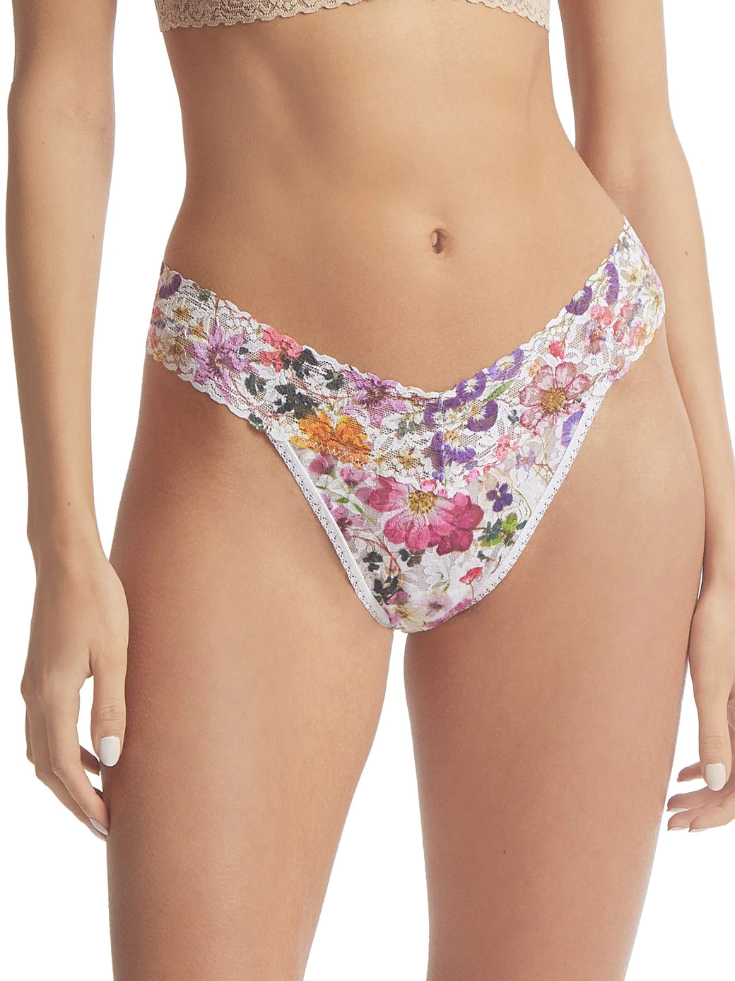 Hanky Panky Pressed Bouquet Thong - 0