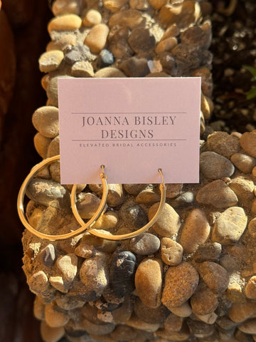 Joanna Bisley Gold Hoop Earrings E4034 - 0