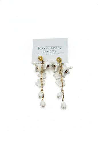 Joanna Bisley MEG Clay Florals 14 Kt Goldfill Swarovski Crystal