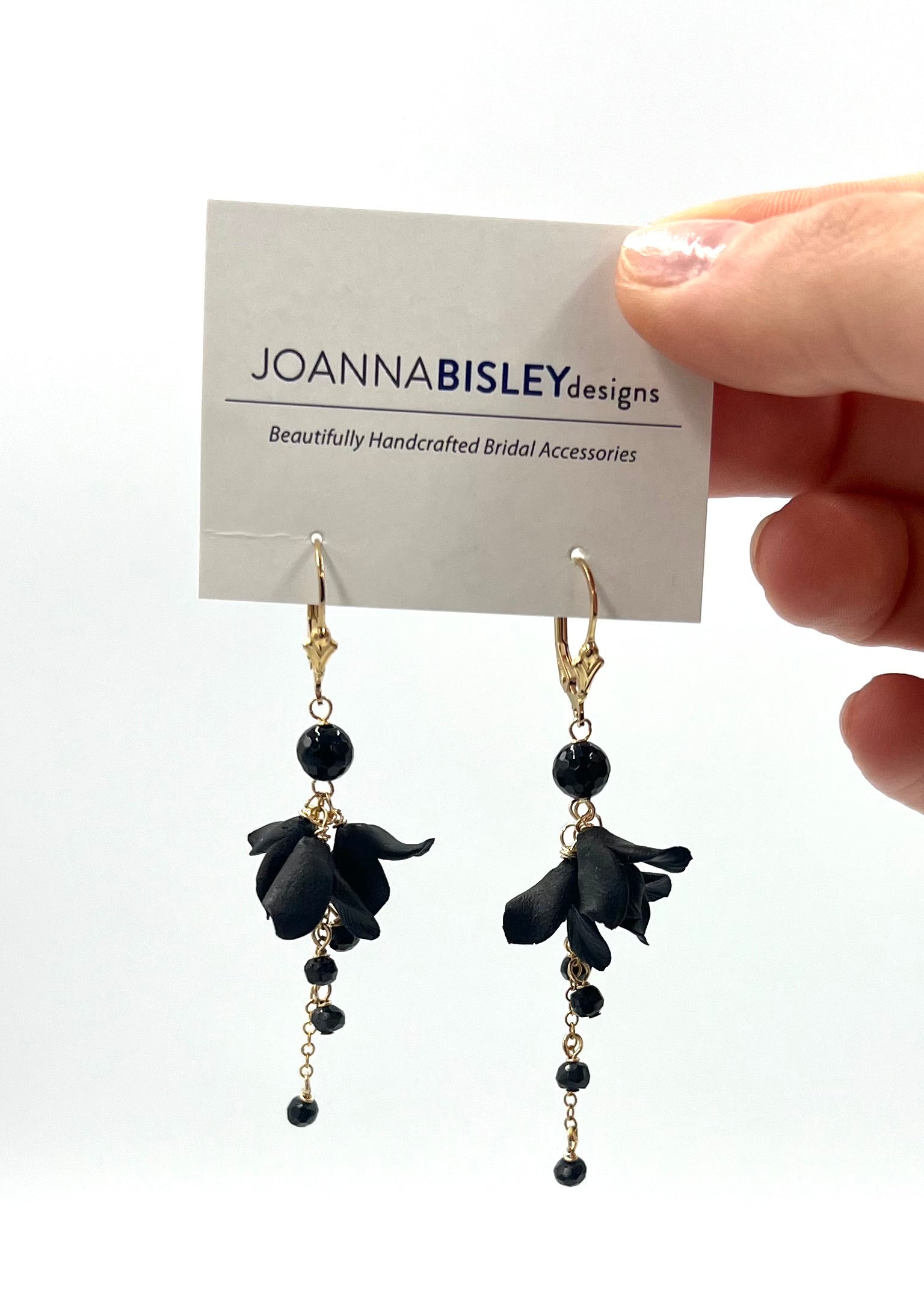 Joanna Bisley Elsa Jet Earrings