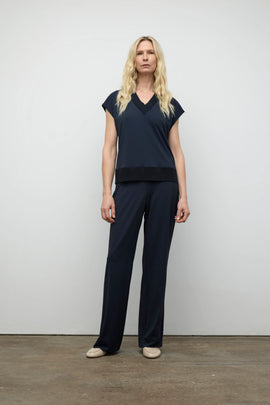 Iris Setlakwe Vneck Top with Rib