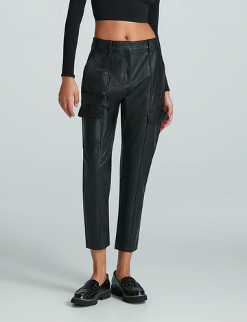 Commando Faux Leather Cargo 7/8 Trouser