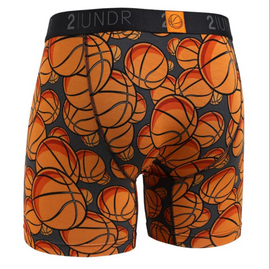 2Undr Swing Shift Boxer Brief Prints - Hoops - 0