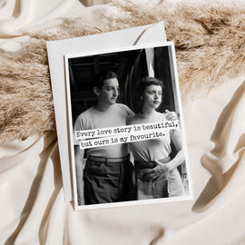 Greeting Card. Every Love Story Is Beautiful... Love Card. - 0