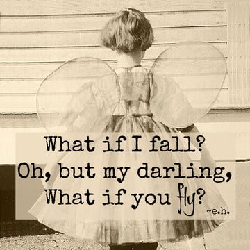 Fridge Magnet. What If I Fall? Oh, But My Darling...