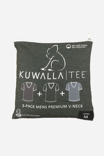 Kuwalla Tee Men Camo Vneck 3 Pack- KUL-VC016 - My Filosophy