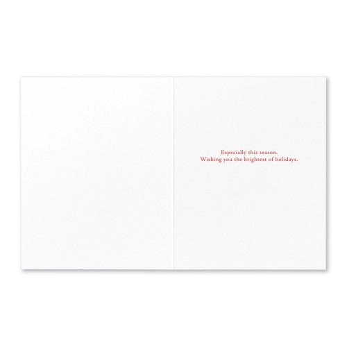 Positively Green (Hol) Holiday Card:   Cherish All Your Happy Moments