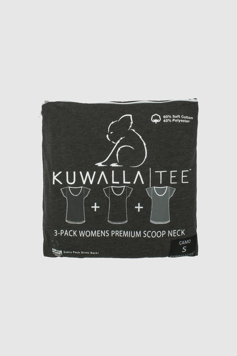 Kuwalla Tee Women Camo Scoop Tee 3 Pack