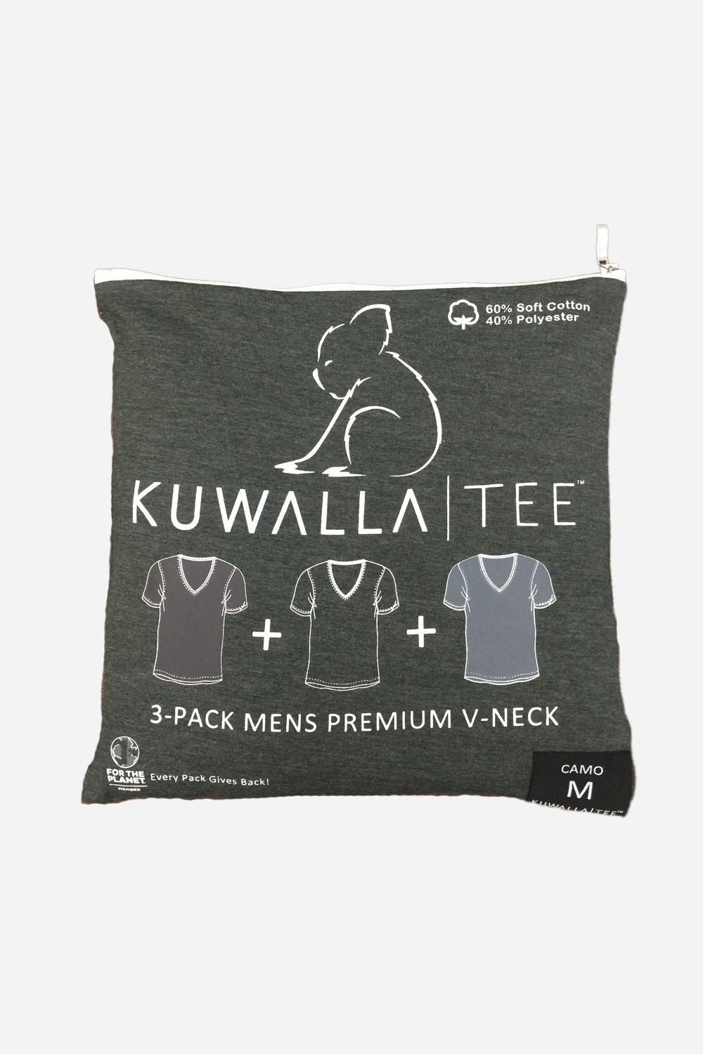 Kuwalla Tee Men Camo Vneck 3 Pack- KUL-VC016 - 0