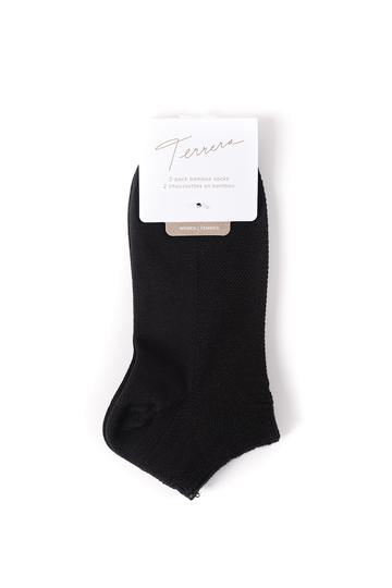 Terrera 2 Pack Ankle Length Ladies Bamboo Socks