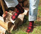 Polar Feet Adult Fleece Socks - Lumberjack