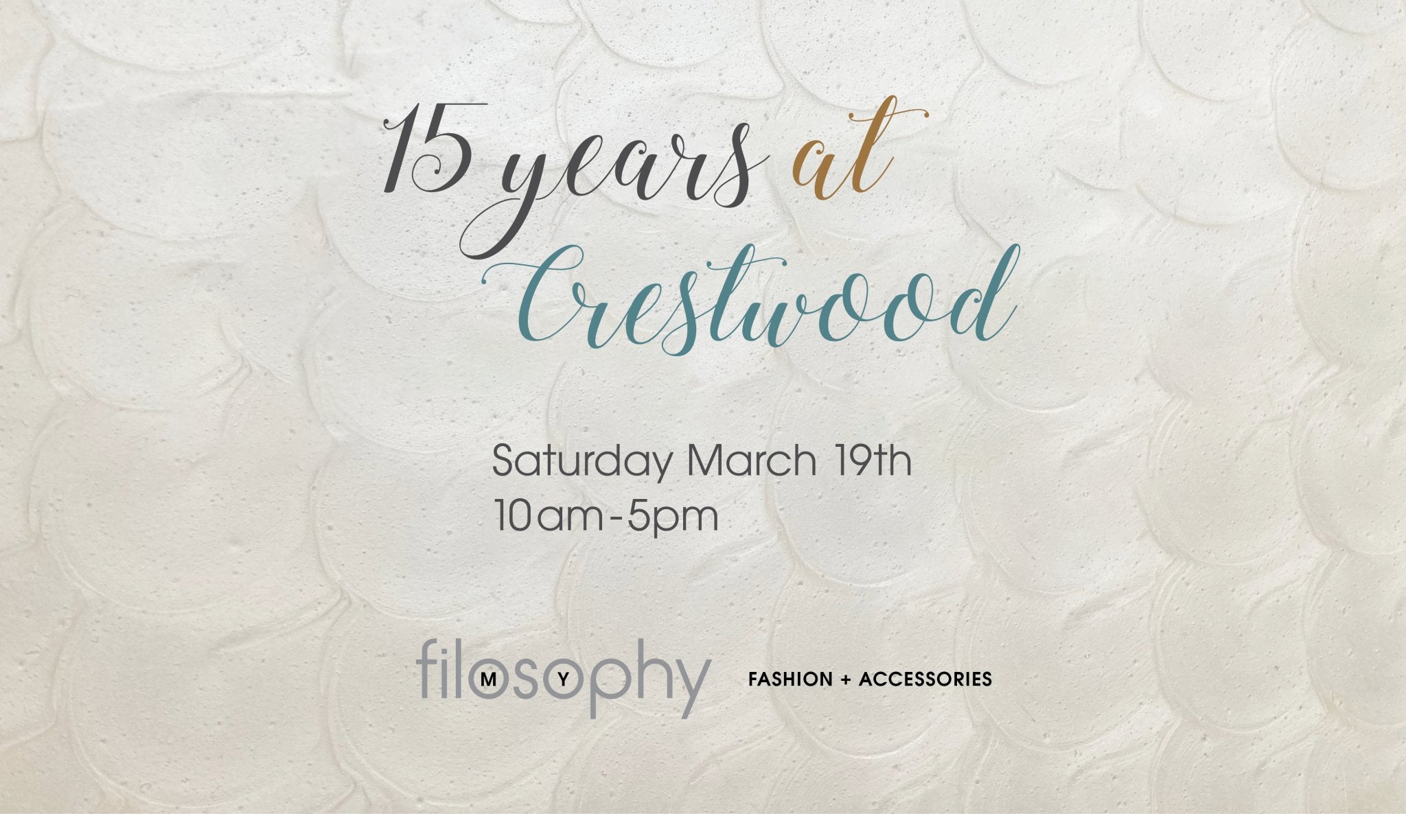 15 Years at Crestwood - My Filosophy