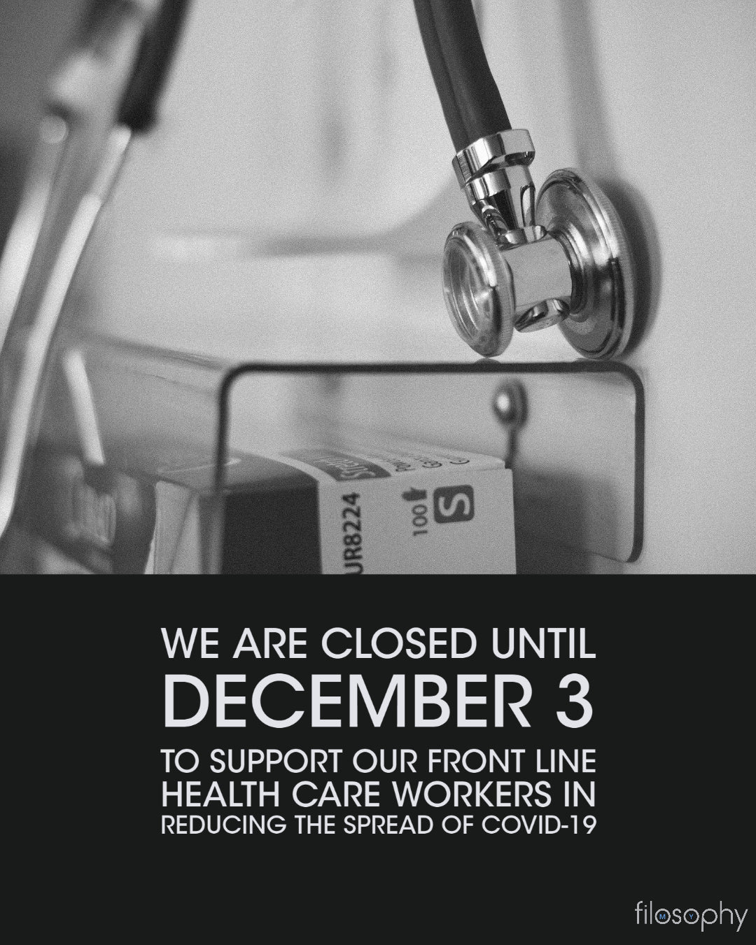 Temporarily Closing to Support Health Care