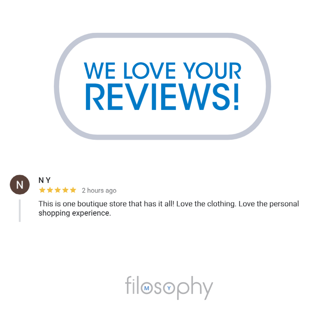 Customer Review on Google! - My Filosophy