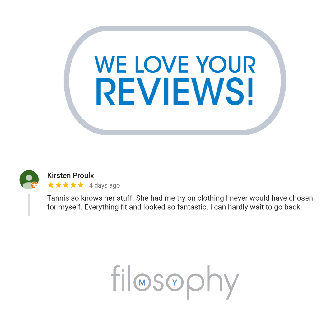 Kirsten Google Review - Thank you! - My Filosophy