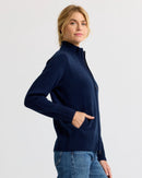 Cashmere Stand Collar Cardigan by Pura Cashmere-17