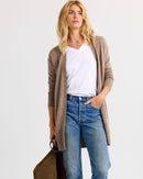 Long Cashmere Cardigan by Pura Cashmere-9