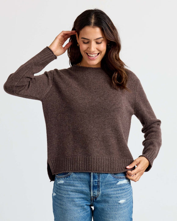 Essential Cashmere Crew by Pura Cashmere