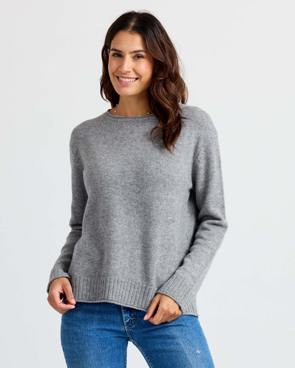Essential Cashmere Crew by Pura Cashmere