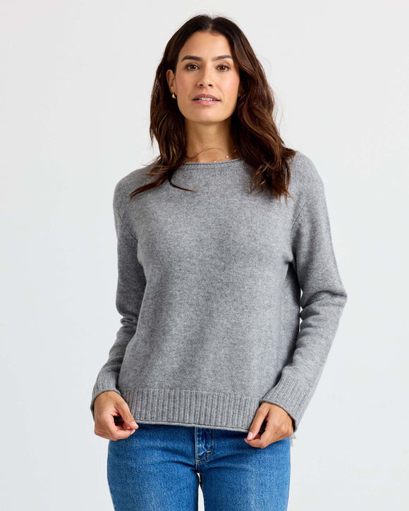 Essential Cashmere Crew by Pura Cashmere