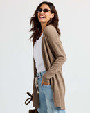Long Cashmere Cardigan by Pura Cashmere-11