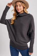 Slouch Dolman Sleeve Pullover-11