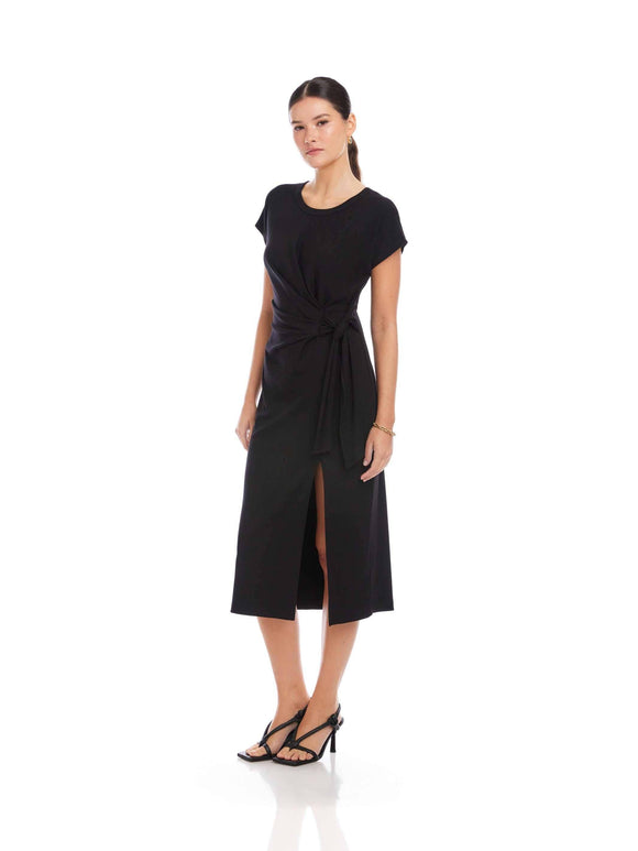 Fifteen Twenty Marissa Side-Knot Midi Dress