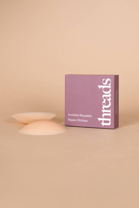 Threads Invisible Reusable Nipple Covers (Silicone Stickies)