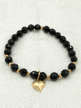 Joanna Bisley Black Swarovski Bracelet - 0