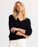 Essential Cashmere V-Neck by Pura Cashmere-3