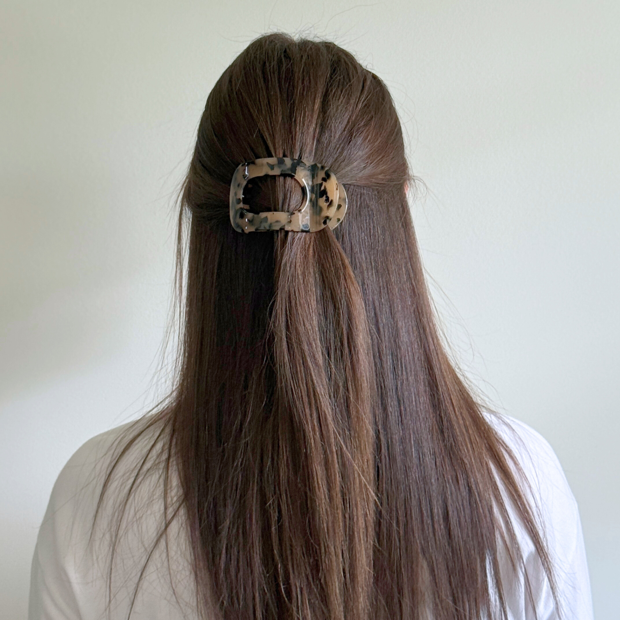 Olivia Cellulose Acetate Flat Hair Claw Clips - ARRIVING SOON
