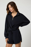 Dreamweave™ Crossover Pullover - Black-5