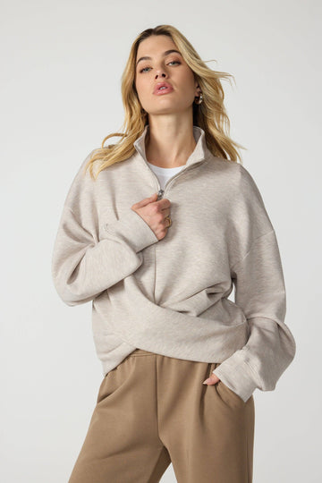 Dreamweave™ Crossover Pullover - Htr Island Fossil