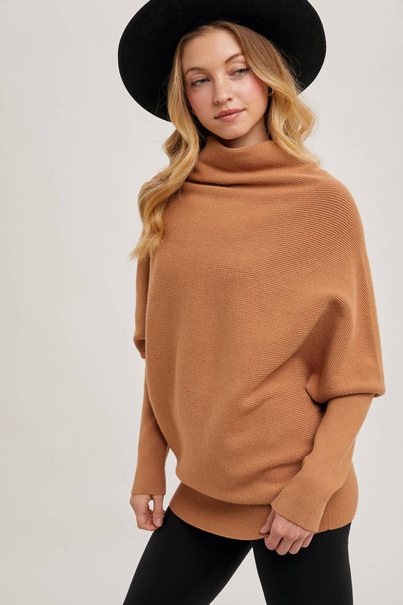 Slouch Dolman Sleeve Pullover - RESTOCKING