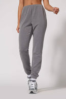 Cozy Fleece Slim Jogger - Htr Steel Grey-4