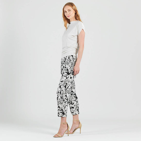 Clara Sunwoo Side Ruched Boat Neck Top - RESTOCKING IN JANUARY