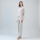 Clara Sunwoo Ultra Soft Travel Knit Turtleneck with Tipped Hem-40