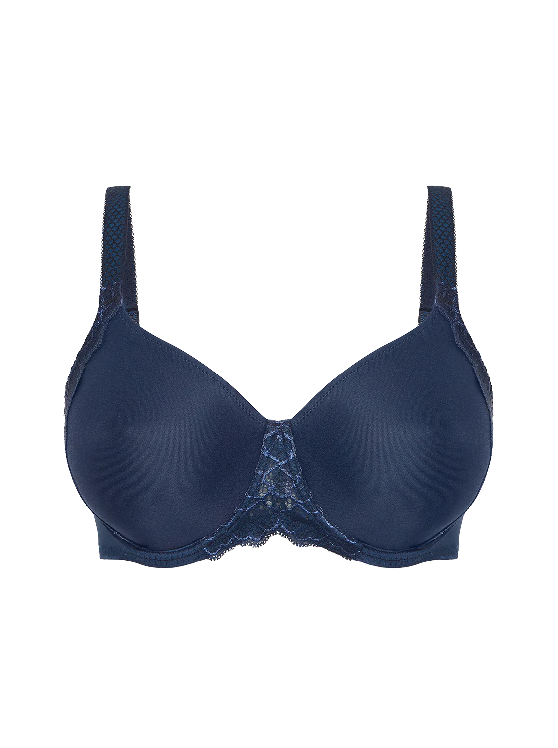 Simone Perele Caresse 3D Plunge INK BLUE  Bra 12A316