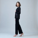 Clara Sunwoo Velvet Shimmer Signature Pocket Blazer-3