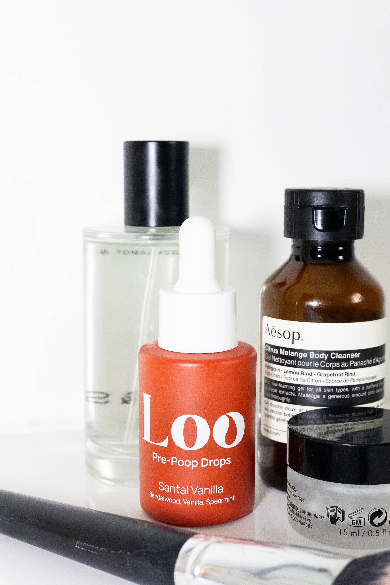Pre-Poop Toilet Drops — Santal Vanilla
