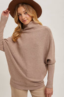 Slouch Dolman Sleeve Pullover-5