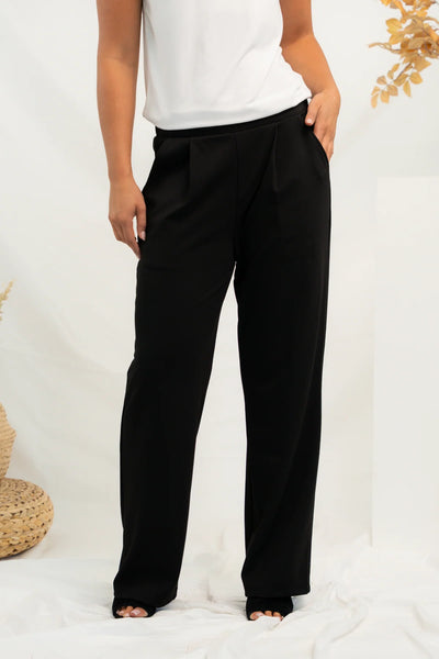 Terrera Matilda Bamboo Pleated Dress Pant